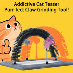 Smouatou grooming brush integrated into the toy for grooming moments