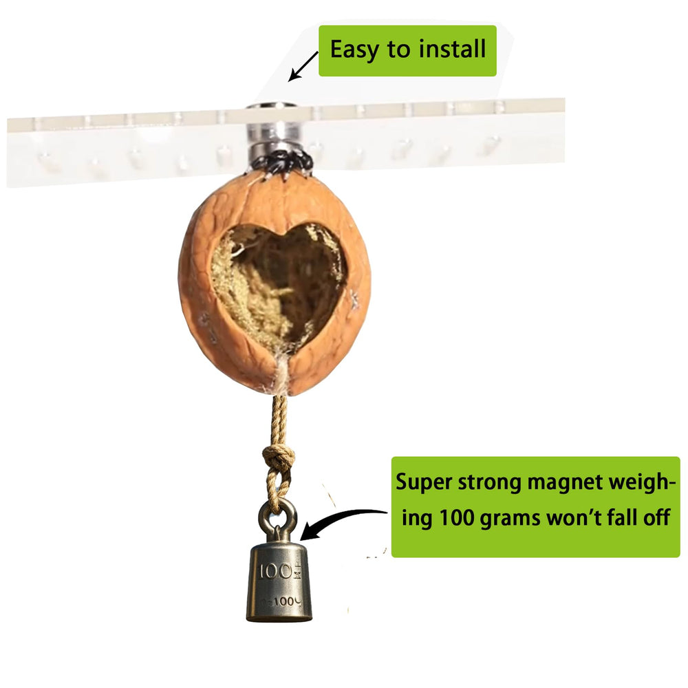 SMSUX Jumping Spider Hide magnet design shows bolt-nut security for stable setup.