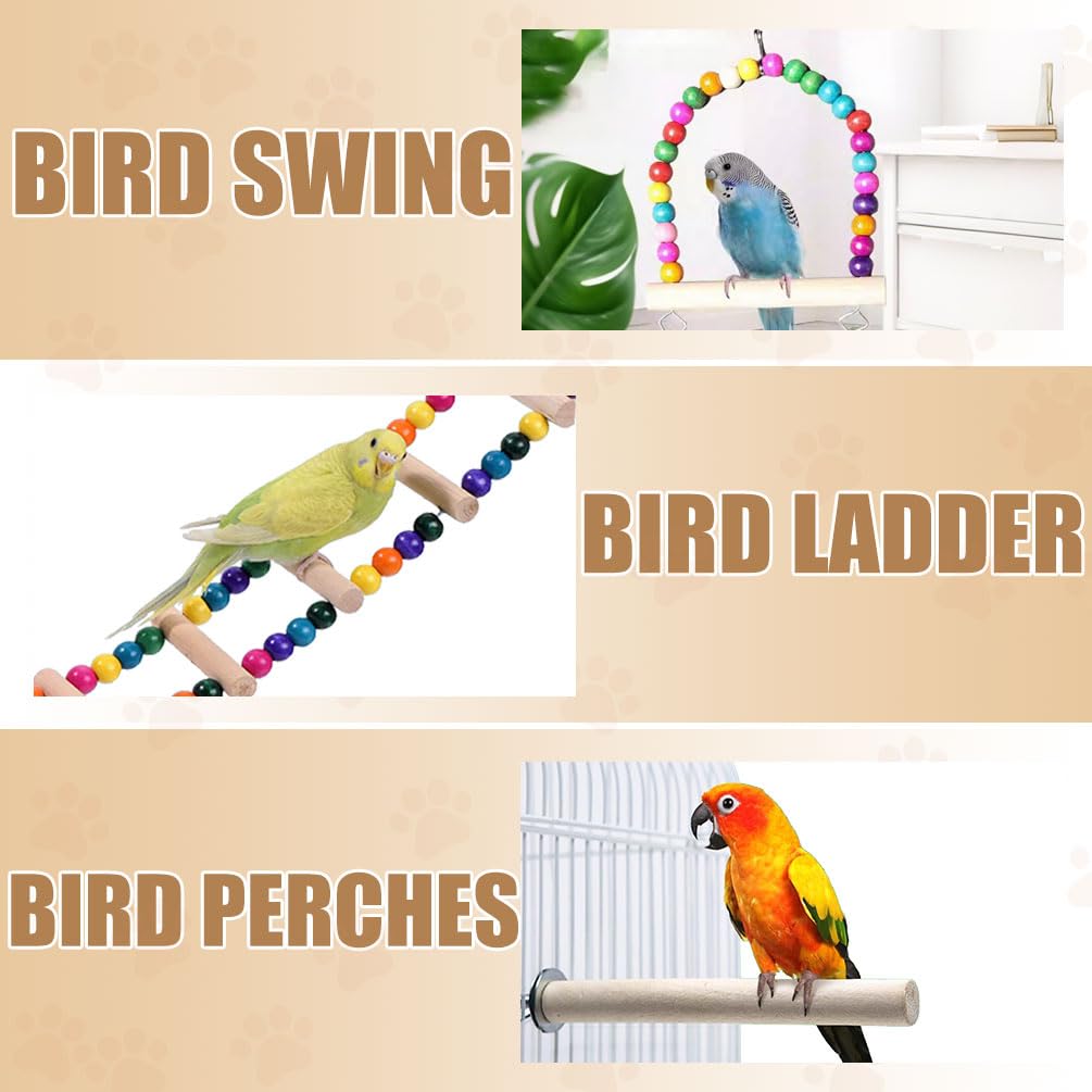 SNAAT bird cage dense mesh highlights sturdy construction for safe birds