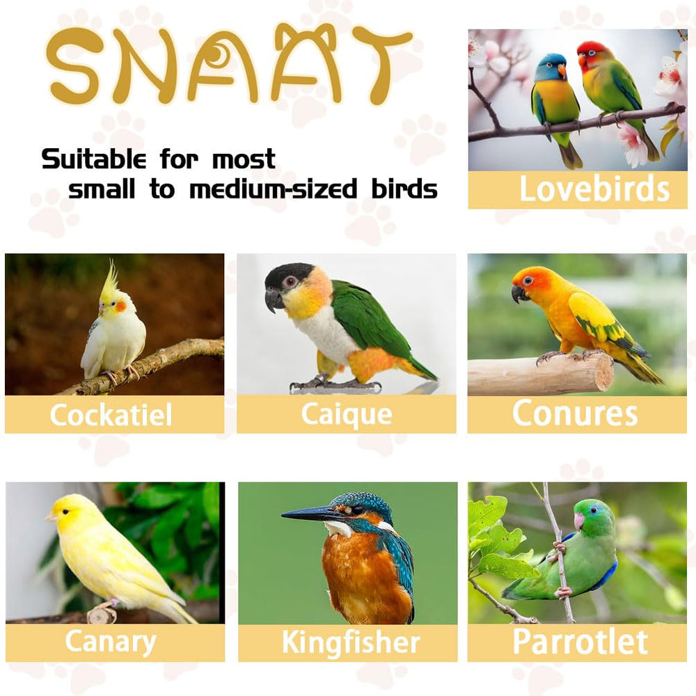 SNAAT bird cage splash-guards protect floors while keeping seed contained