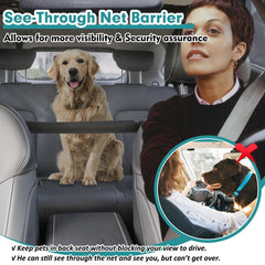 Snagle Paw see-through mesh shows visibility while keeping pets secure.