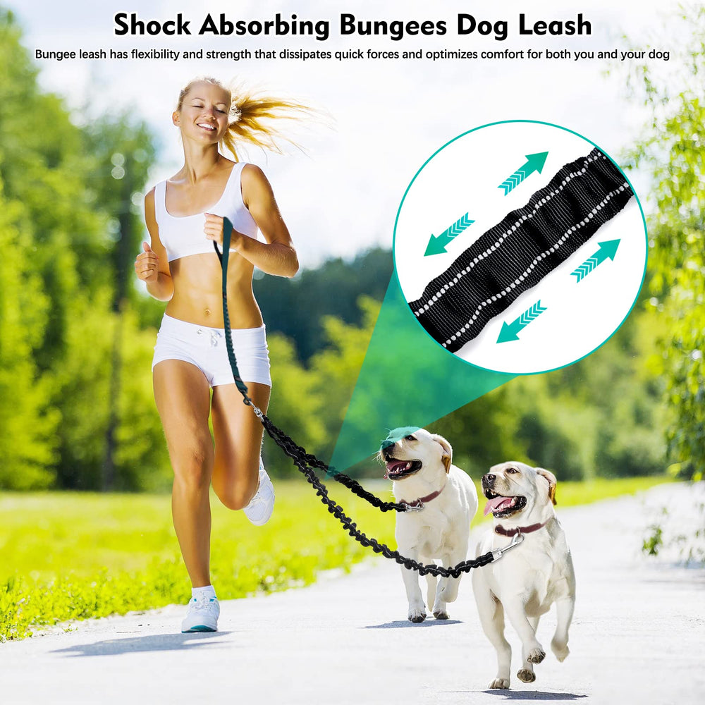 Snagle Paw Double Dog Leash Tangle-Free emphasizes smoother two dog control during walks