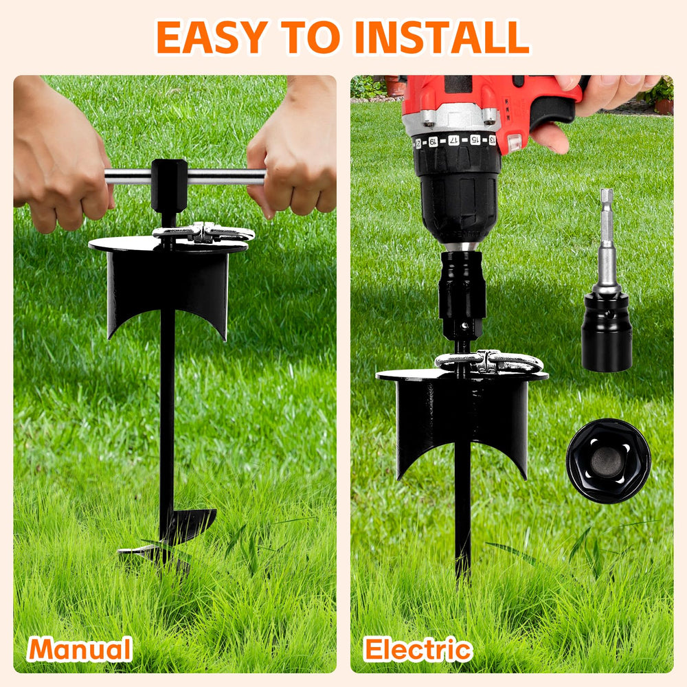 Snagle Paw rust-proof ground anchor stays strong on beach and yard surfaces.