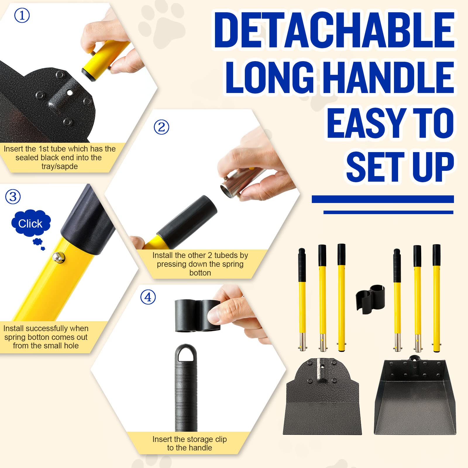 Snagle Paw nonstick coating makes cleanup quick after use