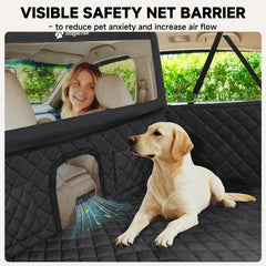 Snagle Paw water-resistant Oxford fabric back seat cover eases cleaning and spill protection
