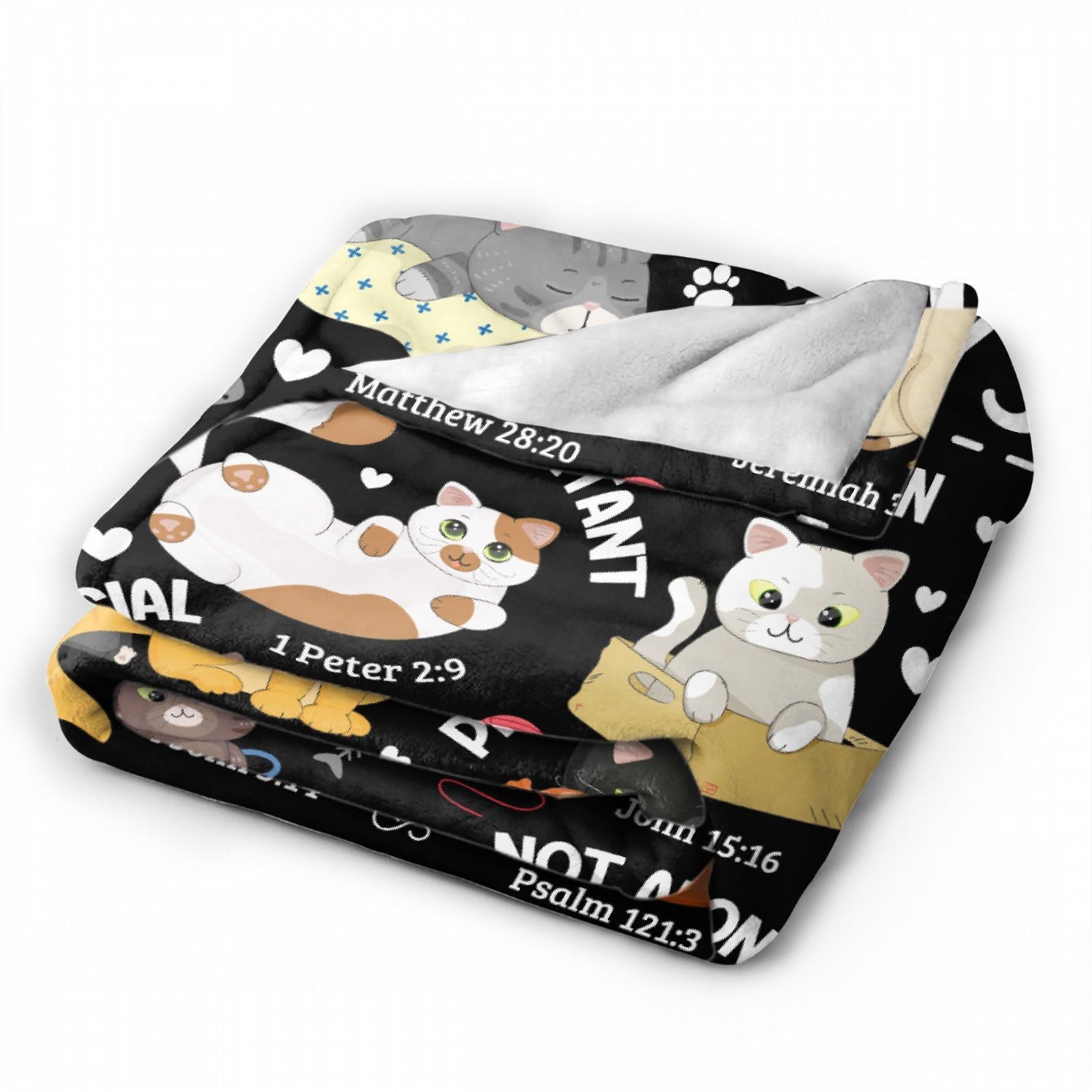 Snanna cat throw blanket-wrapped on couch demonstrates easy-care, machine washable comfort.