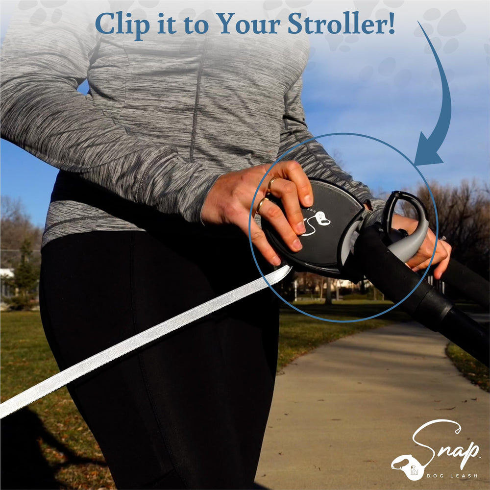 Snap Dog Leash ergonomic silicone handle for comfortable grips