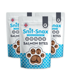 Snif-Snax Bocados de Salmón Pack 3: recompensa ideal para entrenamiento