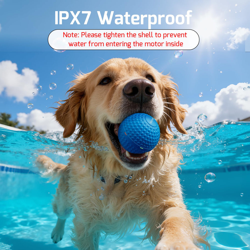 SNOYWEN chew ball USB-C charging provides quick power for longer playtime.