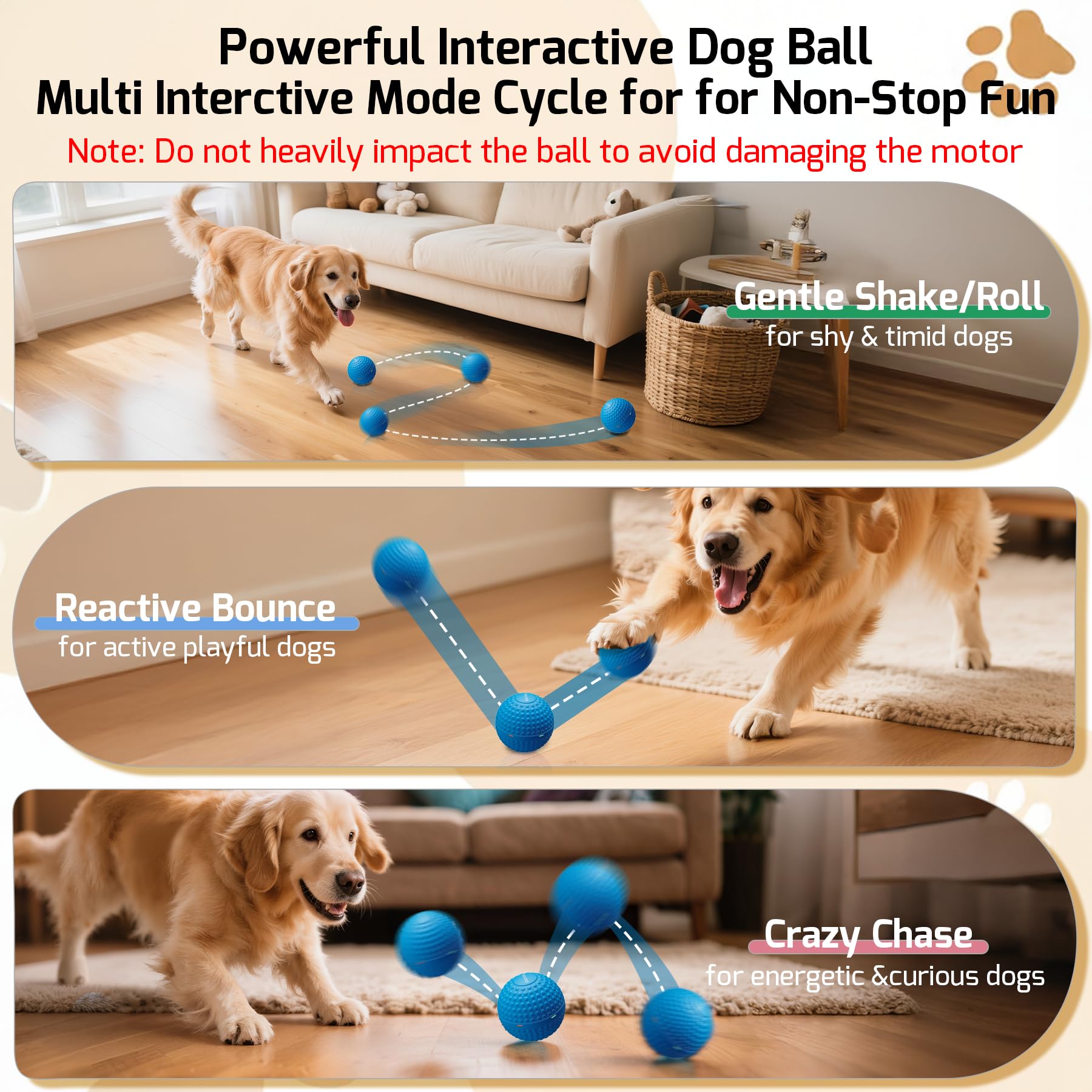SNOYWEN chew ball waterproof shell enables easy cleaning after muddy outdoor use.