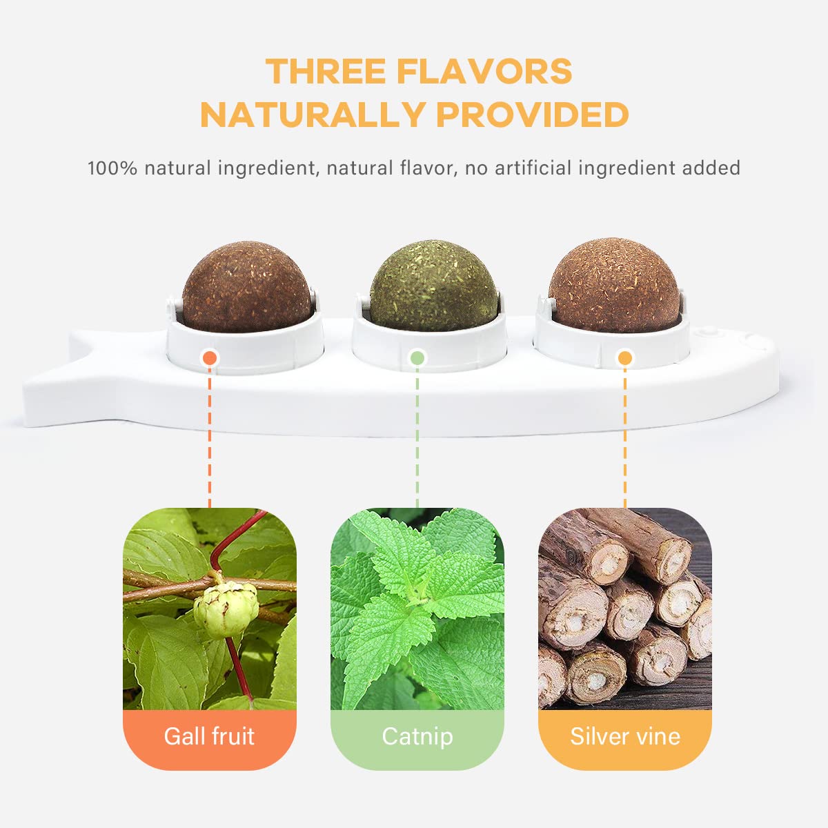 Snow Pet Magic white wall ball on wall showing 360-degree rotation for interactive fun.