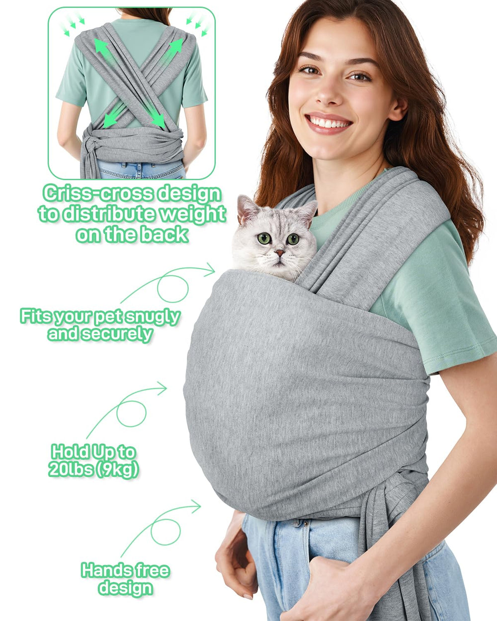 Snqqmtt front carrier strap adjustment demonstrates personalized fit for all heights.