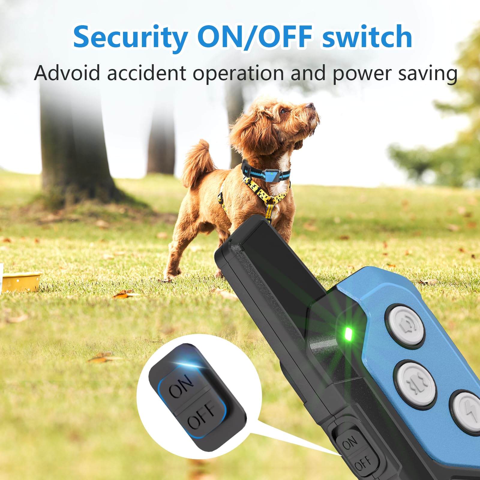 Snsng dog training collar Type-C charging for quick power top-ups.