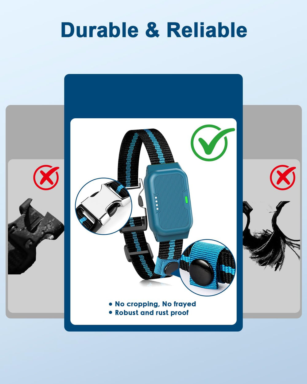 Snsng long and short probes mounted for different coat lengths.