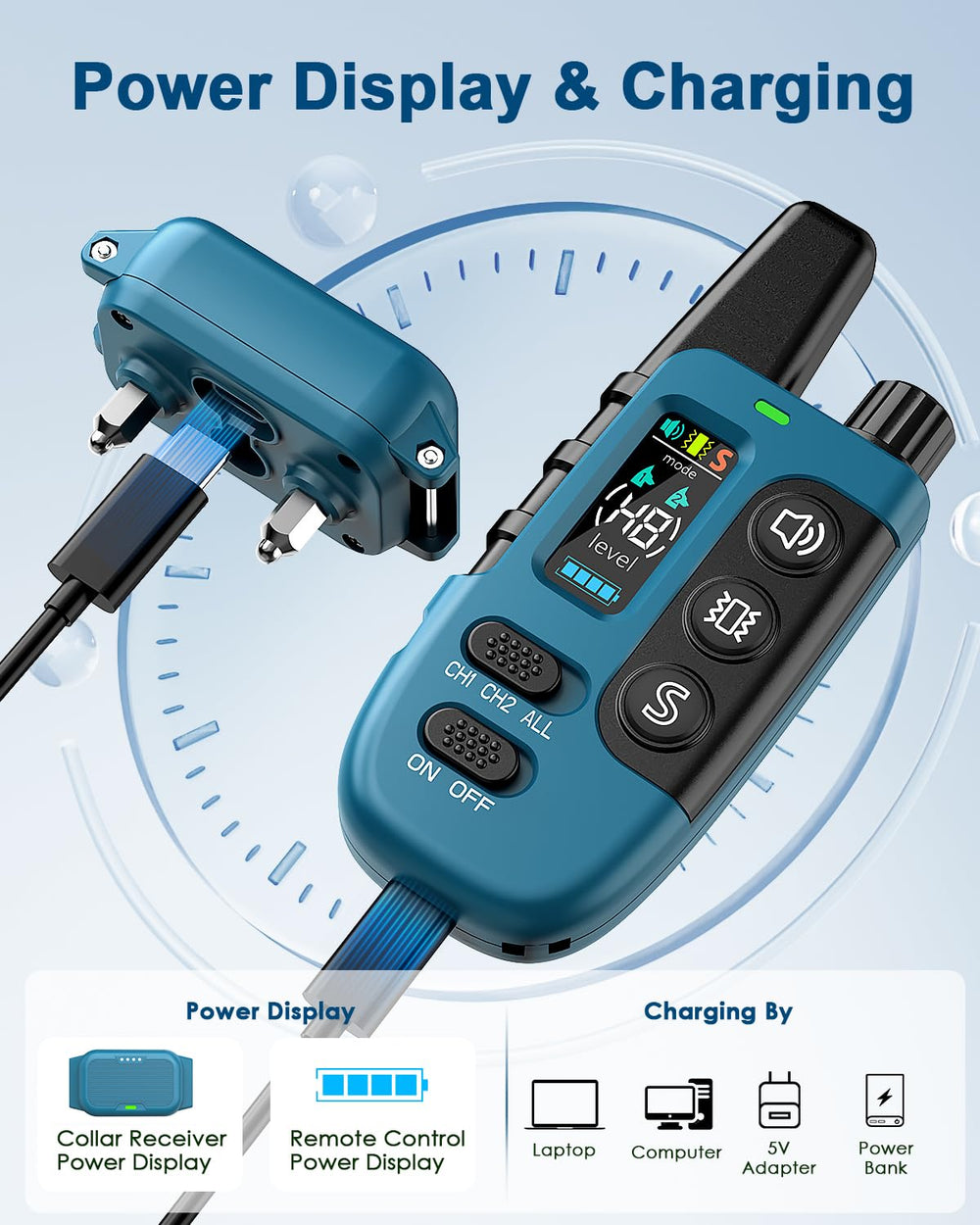 Snsng interface showing 1+2 mode for simultaneous cues to two dogs.