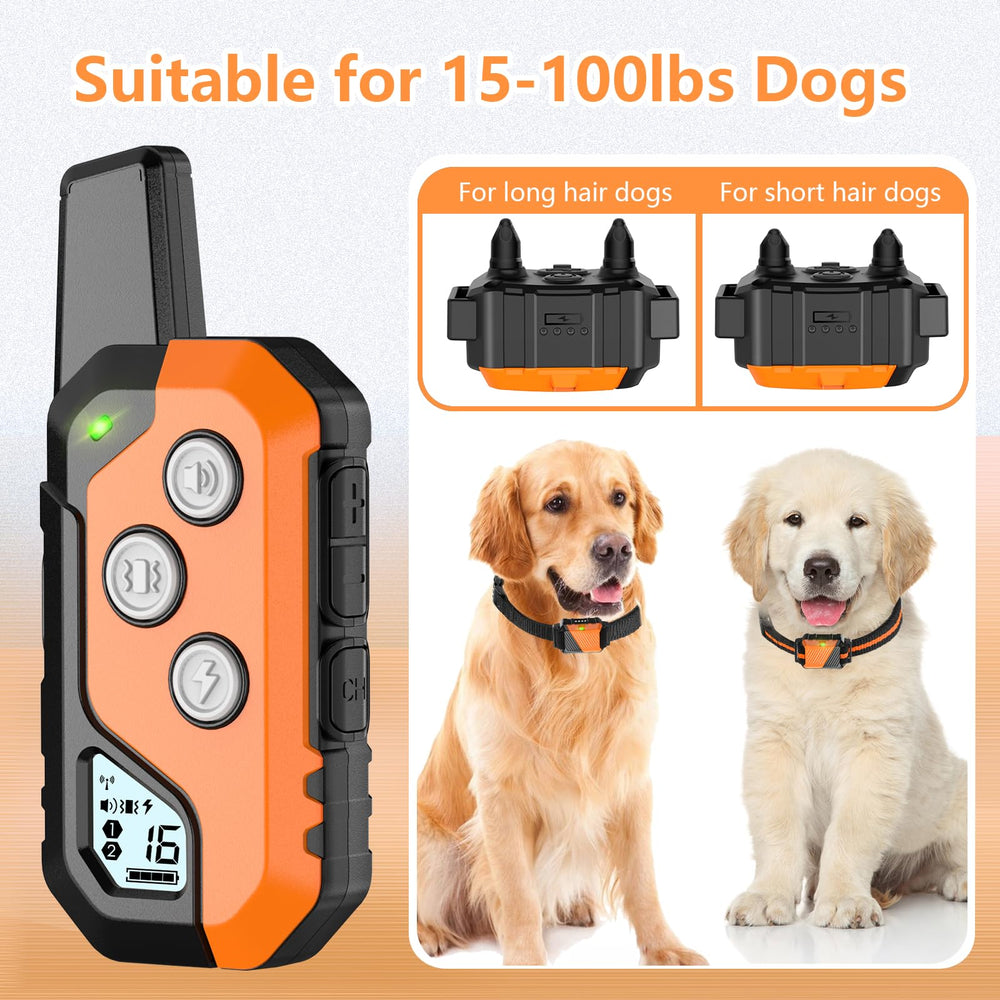 Snsng shock collar adjustable strap 8-27 inches fits a wide range of breeds