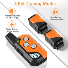 Snsng shock collar beep mode demonstrates quick cue for indoor training