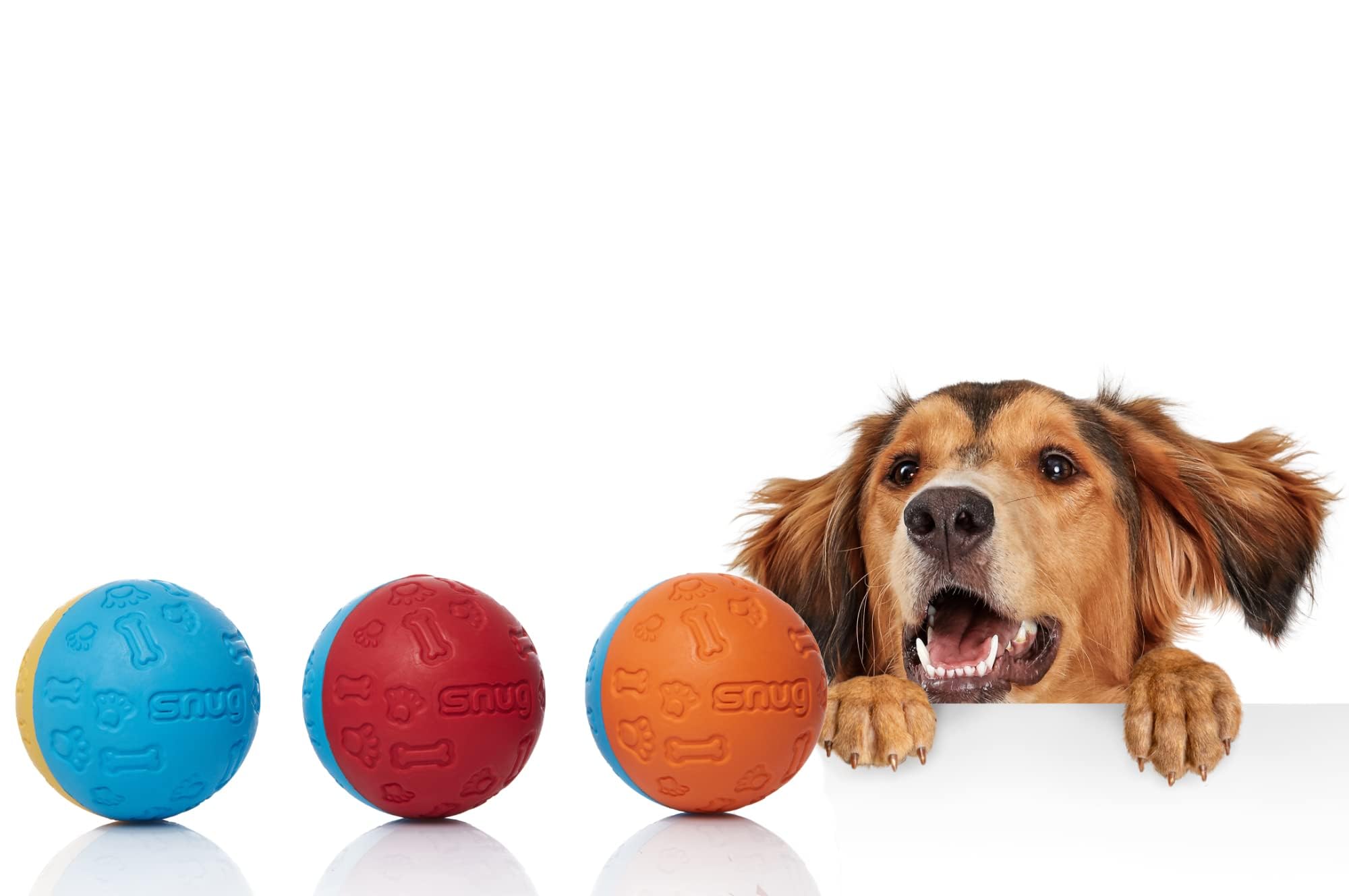 Snug pelota de goma apta para piscina, facilita la limpieza tras nadar.