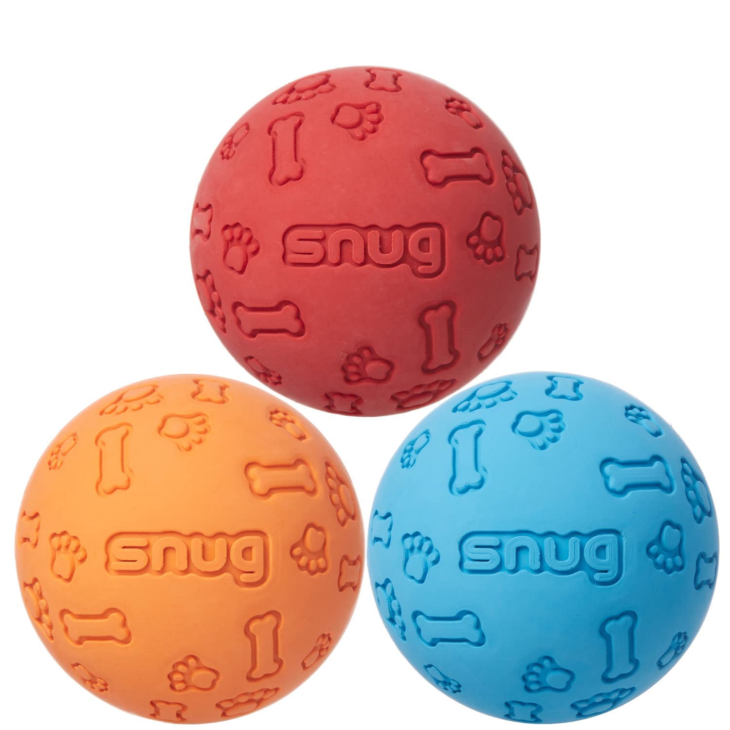 Snug rubber dog balls compatibility-ball-launchers-1 fetch with launchers