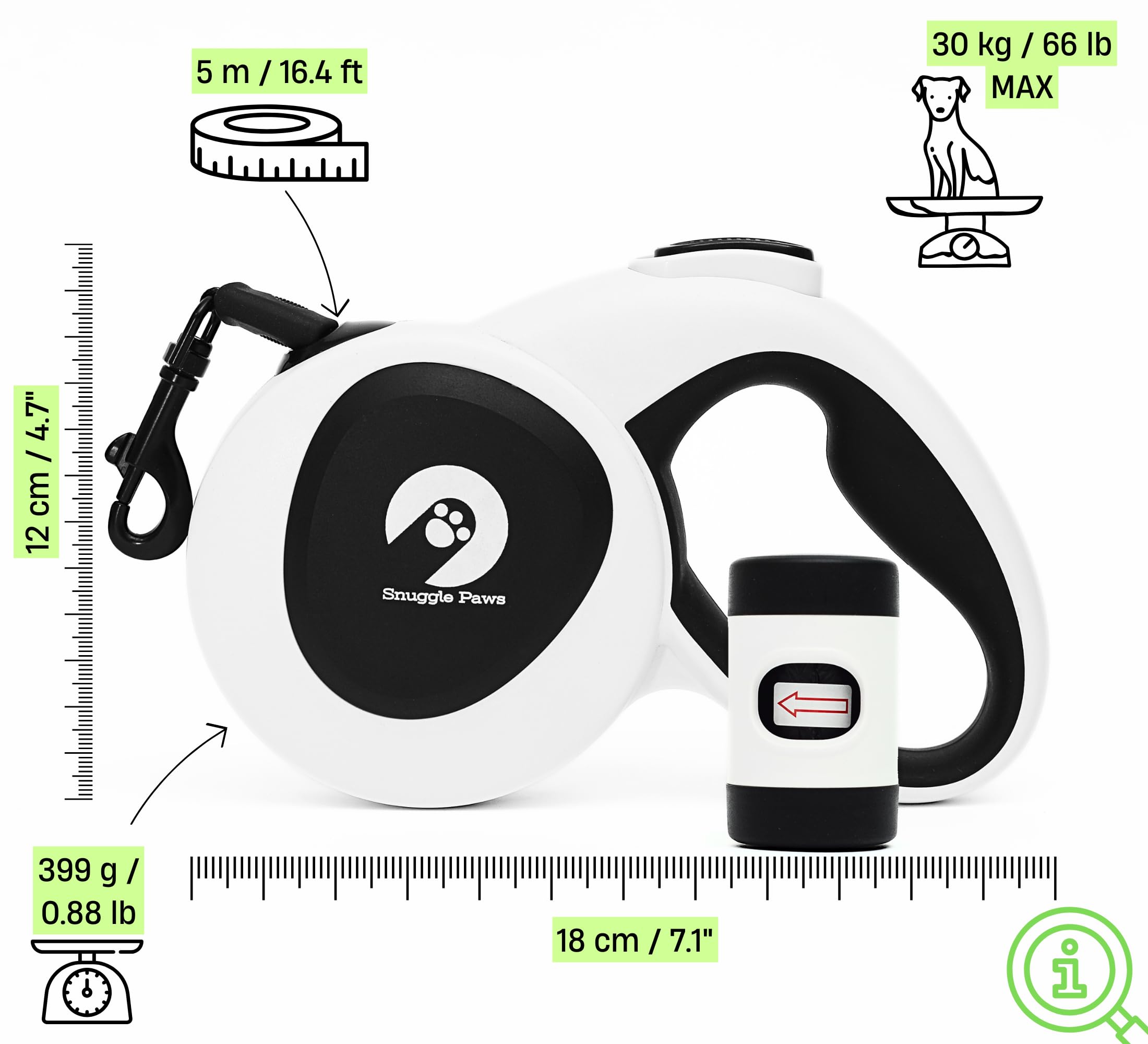 Snuggle Paws chew-proof cable extension resists teething and strong pulls.