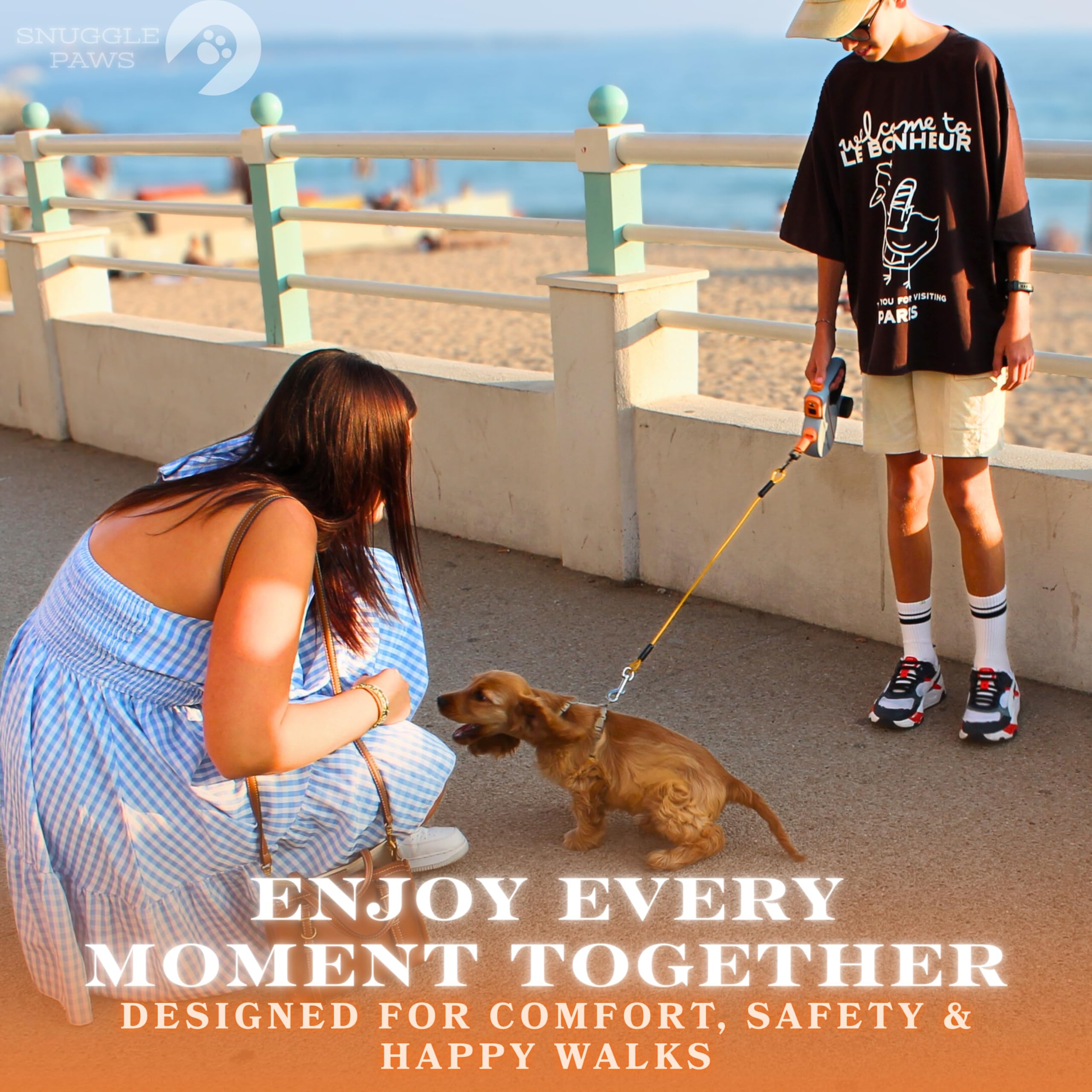 Snuggle Paws poop bag holder for on-the-go pickup