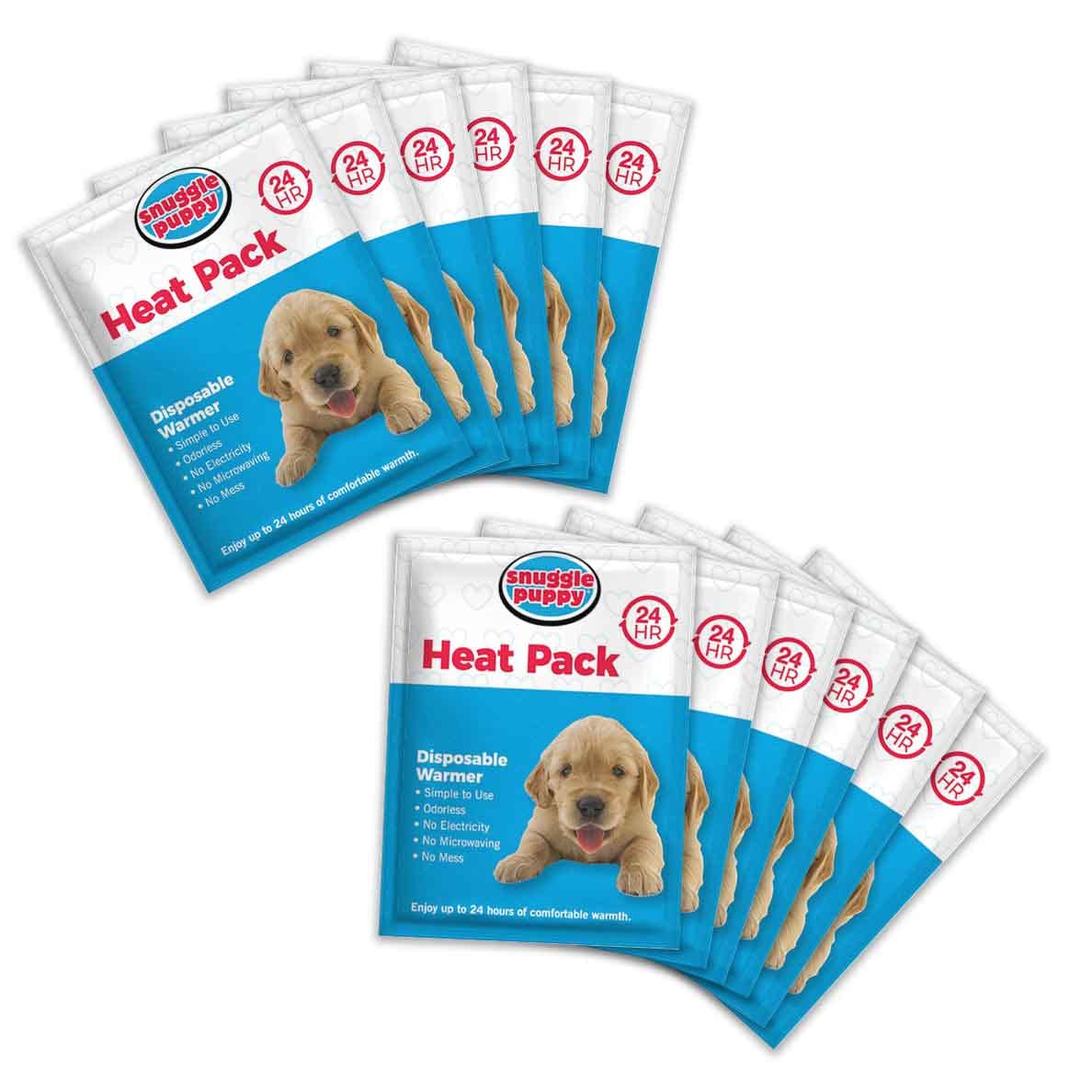 Snuggle Puppy heat pack close-up, odourless and long-lasting warmth for cold days.