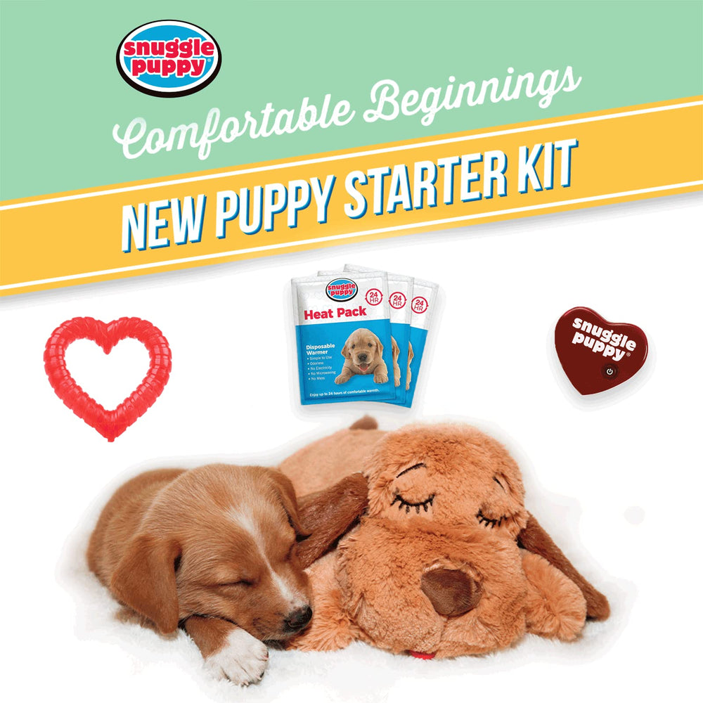 Snuggle Puppy Heat Packs 3-pack image highlights comforting warmth for chilly nights.