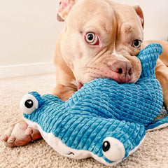 Top view shows oversized bite-friendly design ideal for big dogs' playtime