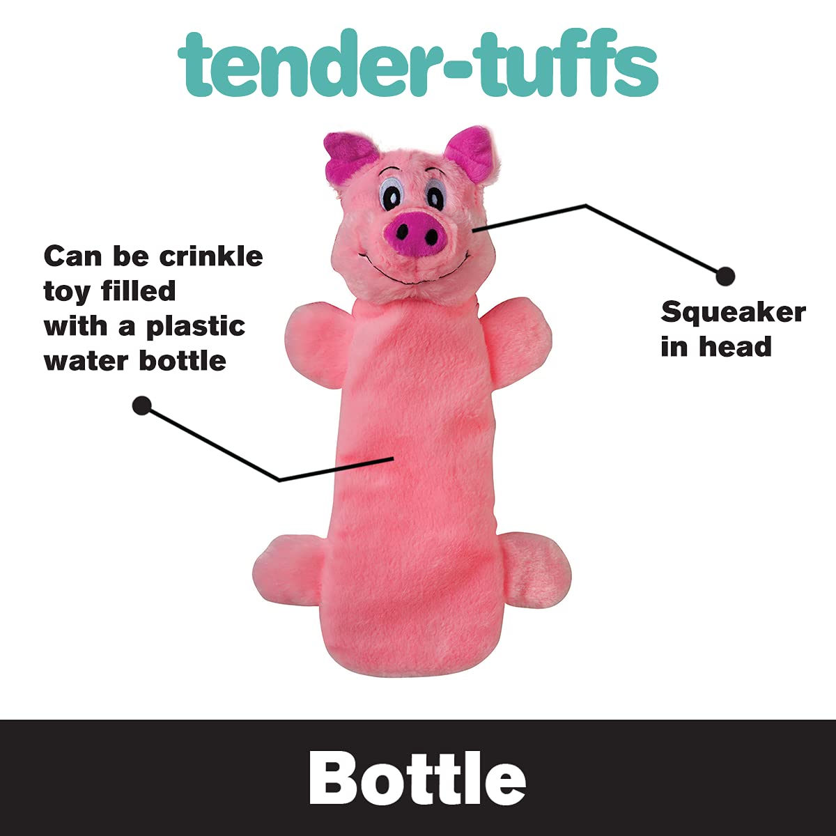 SnugglePuppy Tender Tuffs perfect-size design suits medium to large dogs for fetch