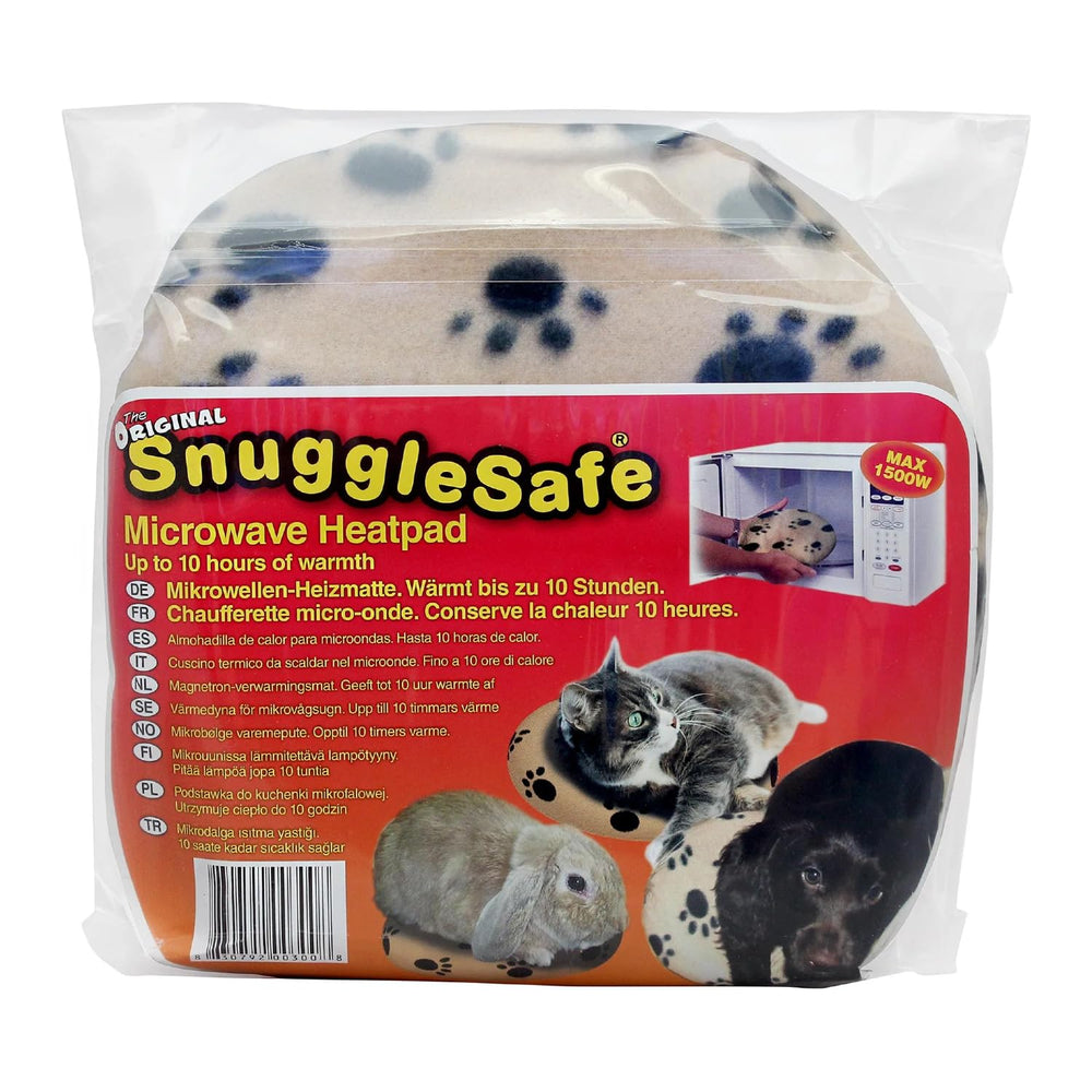 Snugglesafe Original heat pad delivers up to 10 hours of warmth.