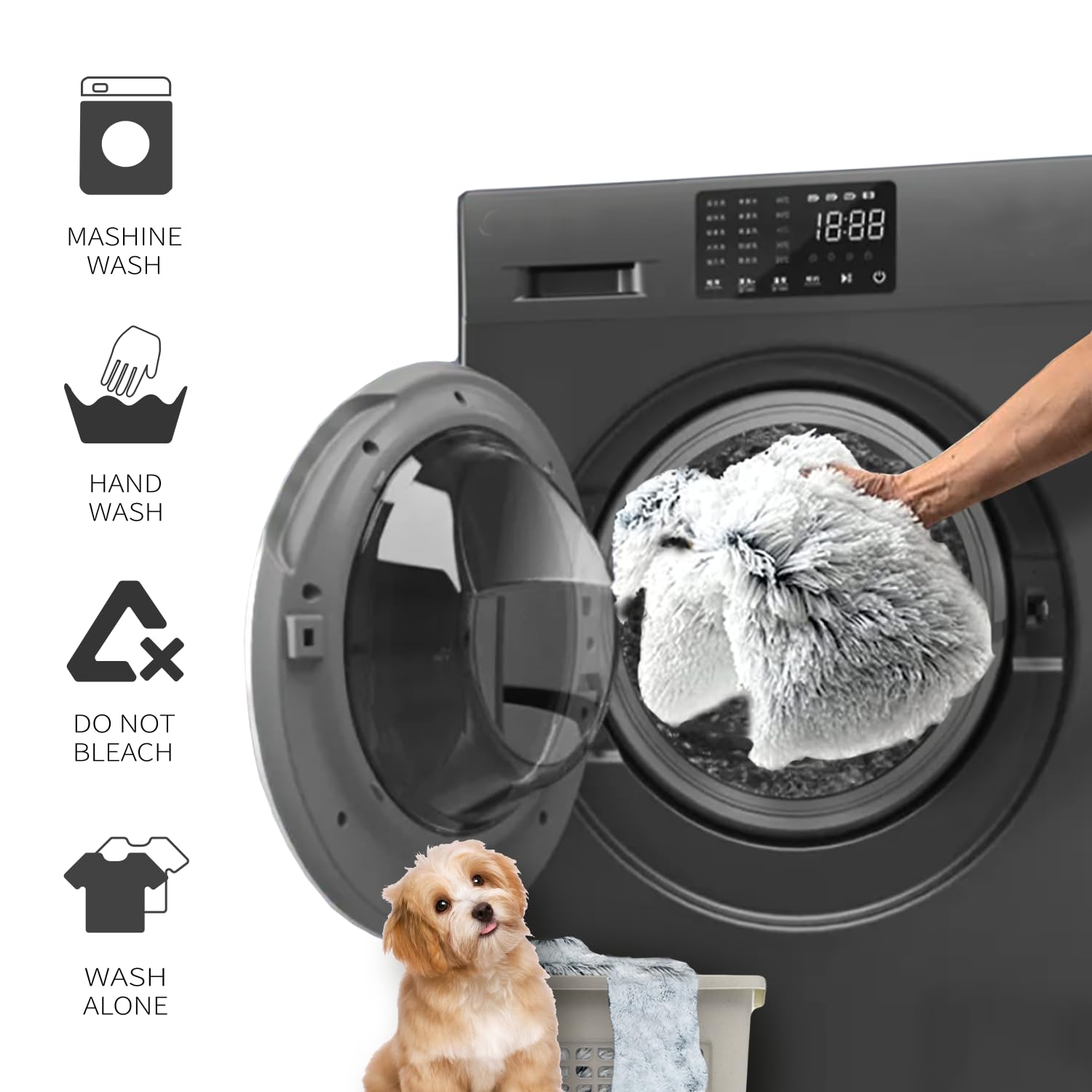 Snugglesinto sofa cover in use showcases soft couch protection.