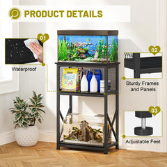 Snughome assembly guide image emphasizes quick, straightforward setup for busy aquarists.