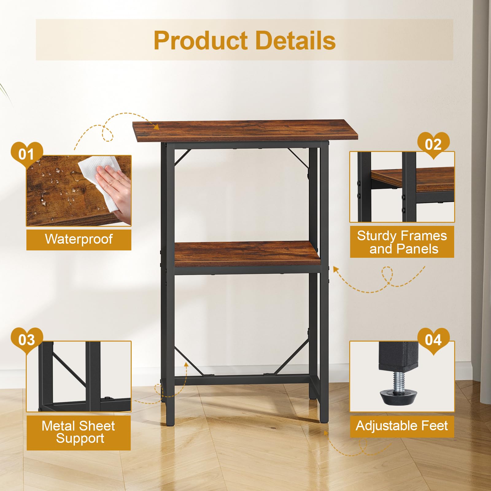 Snughome fish tank stand dimensions image demonstrates precise fit