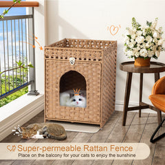 Snughome top fence and storage area adds space for supplies or a bed.