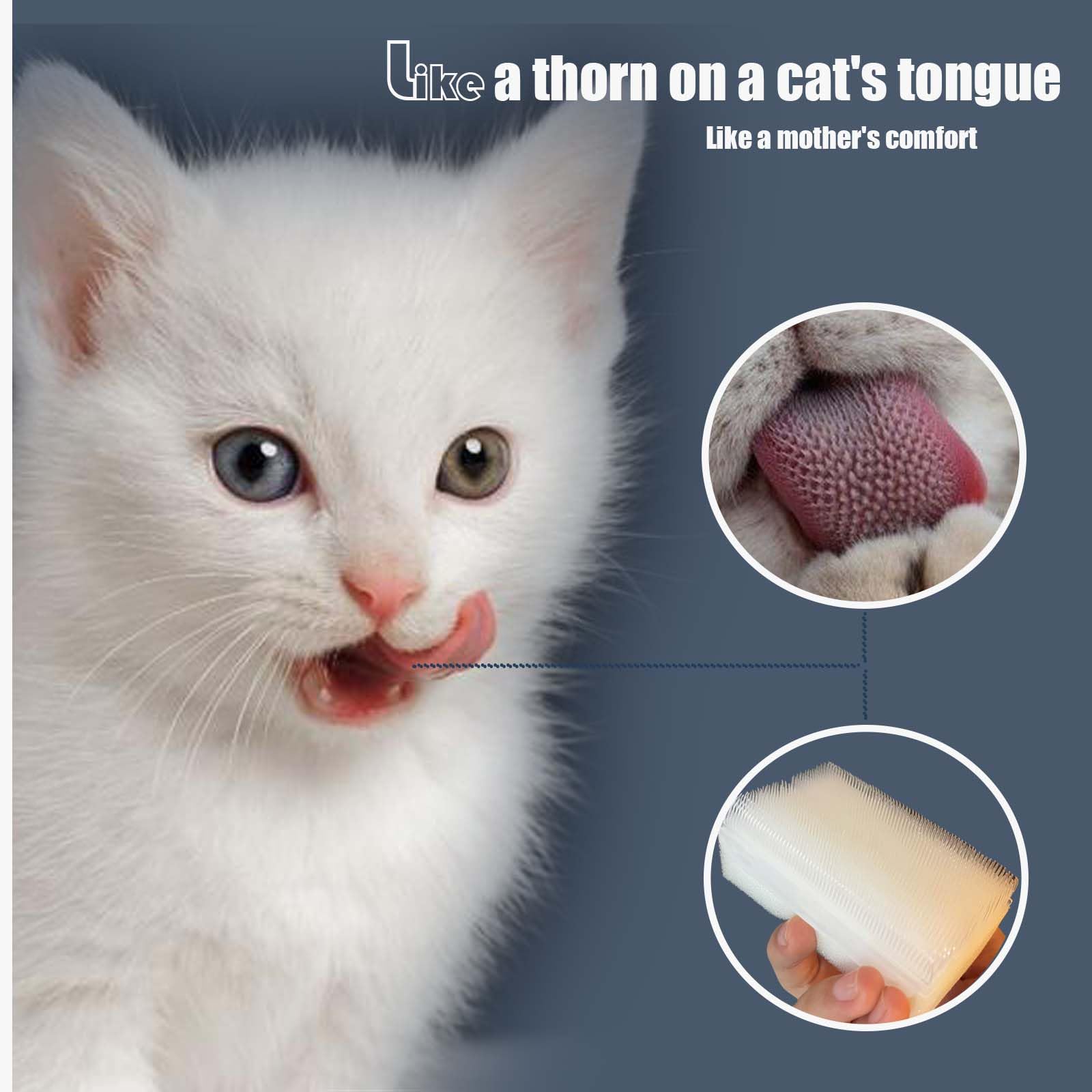 SoarExcelyy lightweight brush with one-handed grip eases daily grooming.