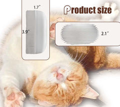 Soarexcelyy Soft Fur Cat Brush offers skin-friendly bristles suitable for sensitive cats during grooming.