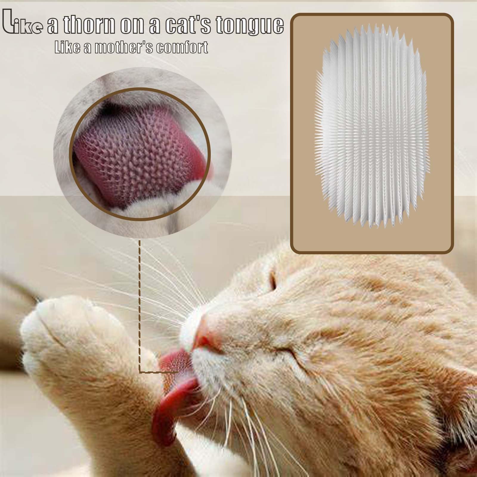 Soarexcelyy Soft Fur Cat Brush features a lightweight design ideal for one-handed use during brushing.