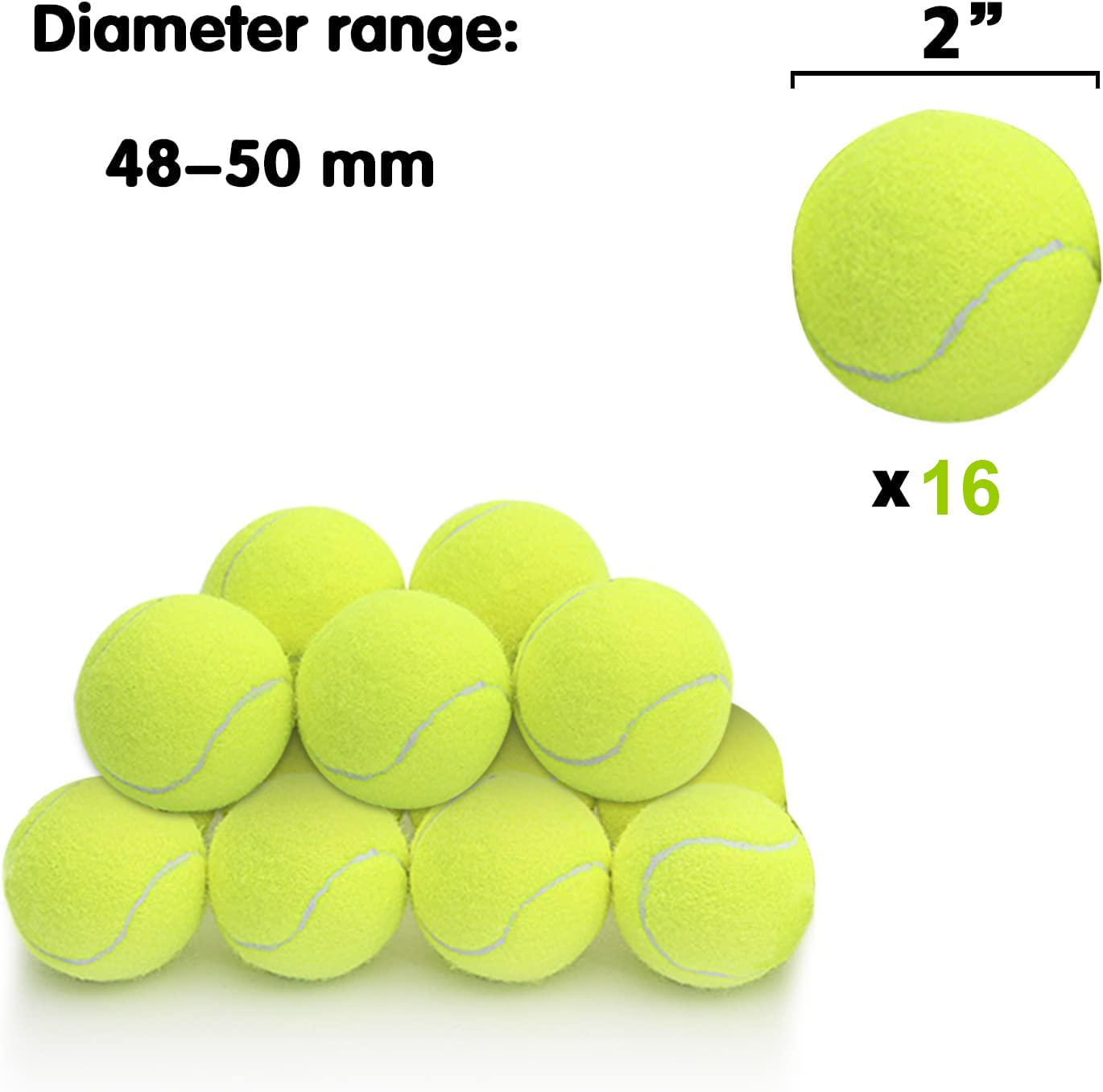 SOCO 2-inch dog balls trainer refill ideal for compatible launchers and practice sessions.