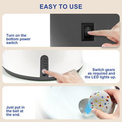SOCO random mode illustration demonstrates surprise throws to keep dogs engaged.