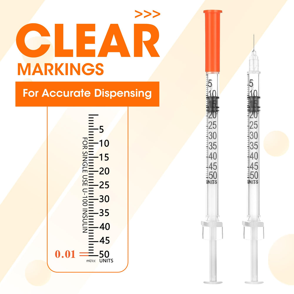 Sodasni 0.5cc dosing syringe shows clear graduations for precise dosing.