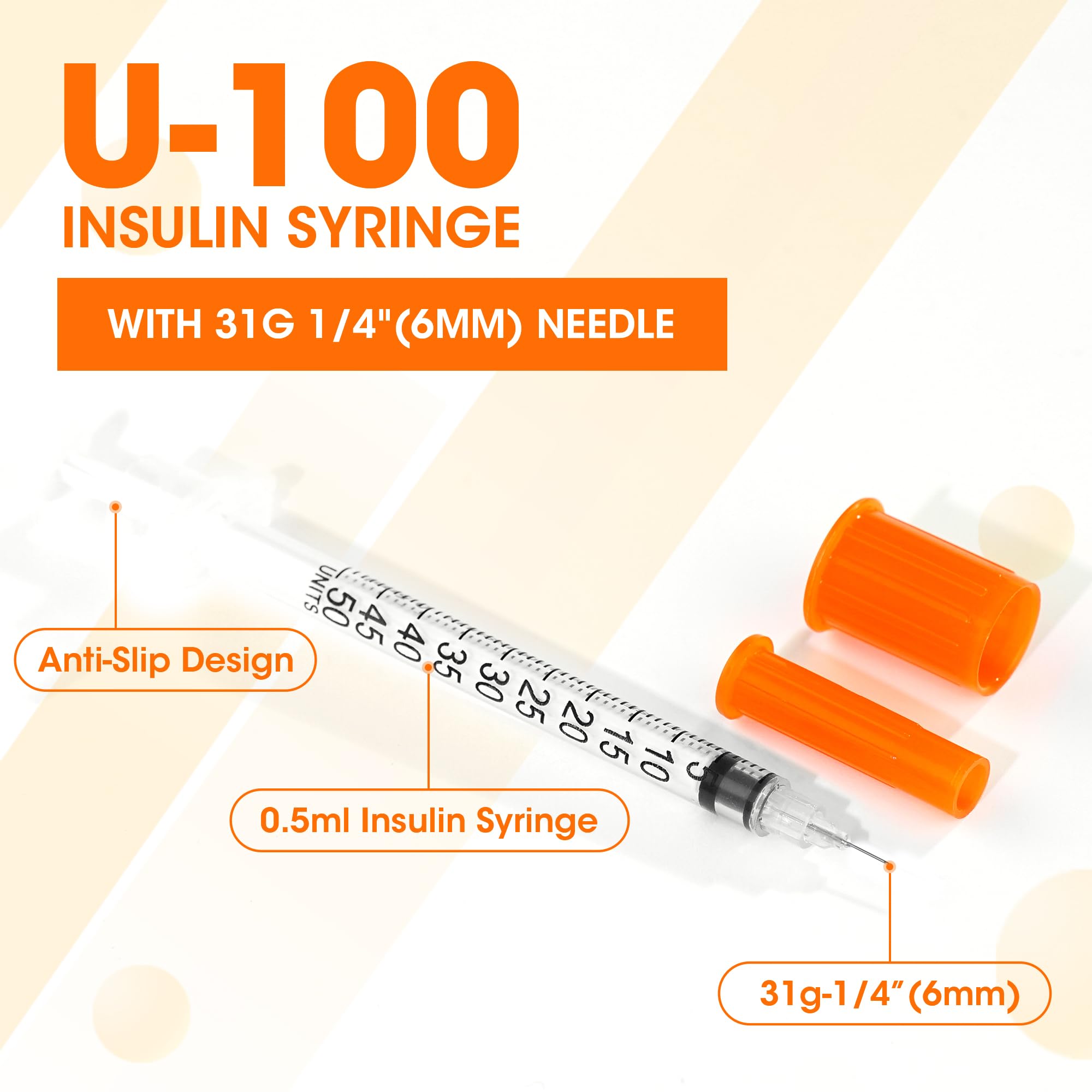 Sodasni 31G needle close-up highlights gentle puncture for comfort.