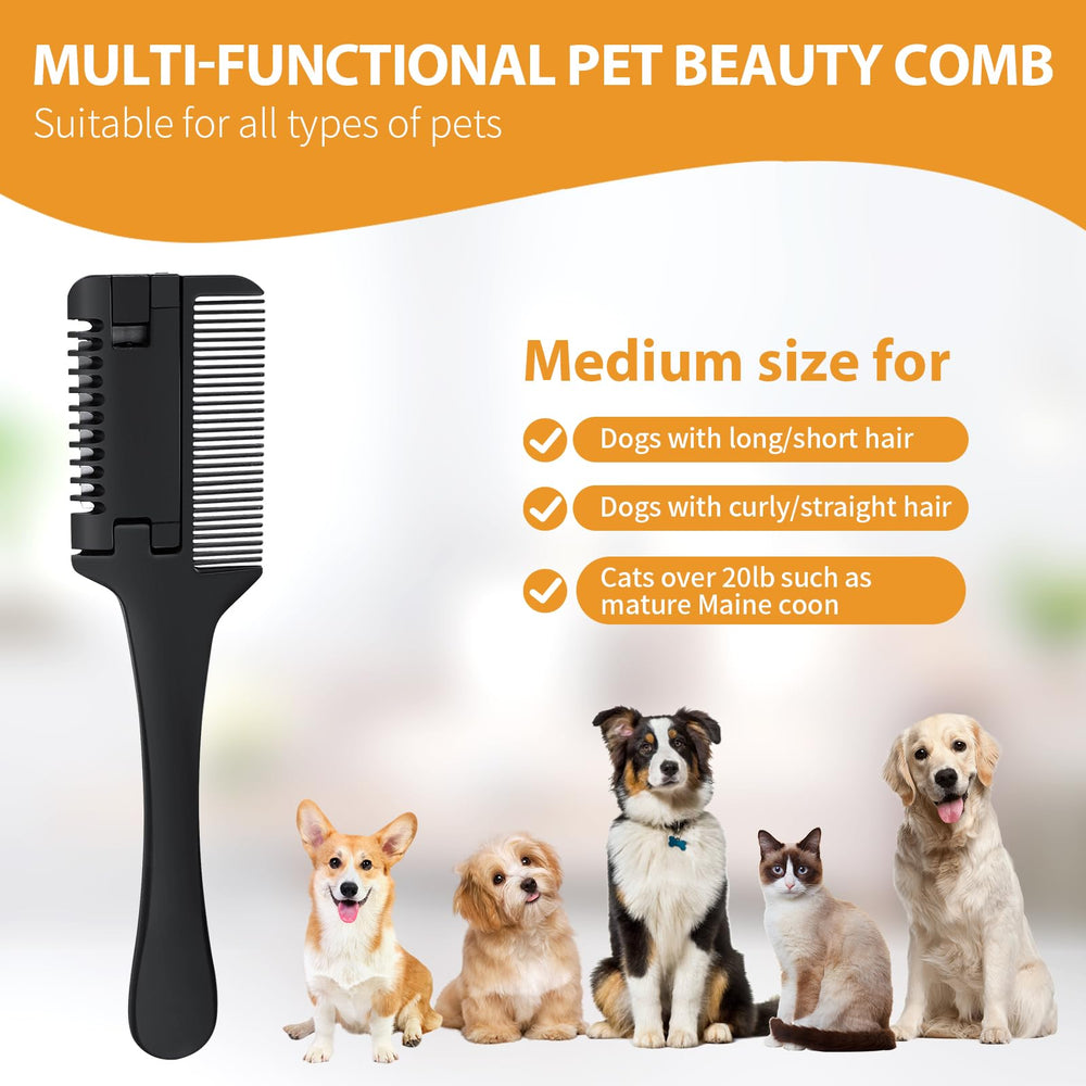 Sodknow universal size fits small and large pets for versatile trimming
