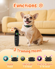 SODOG beep and vibration options provide gentle cues for behavior shaping.