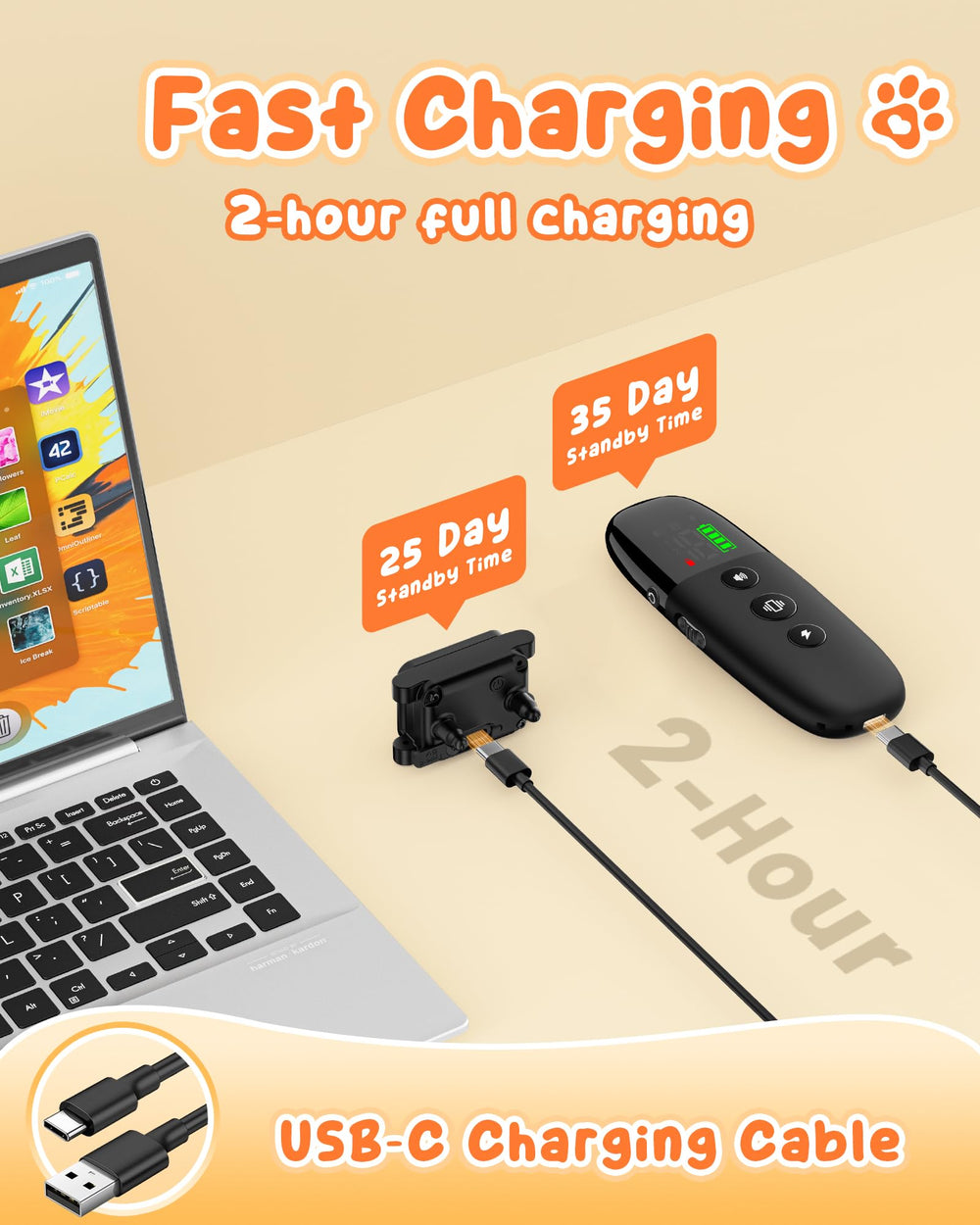 SODOG long battery life supports extended sessions between charges.