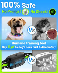 SODOG no-shock collar green LCD display shows precise mode control for easy training