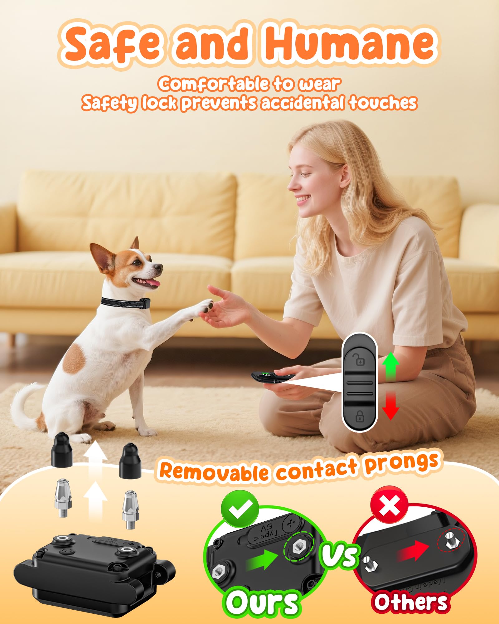 SODOG secure-lock design prevents accidental stimulation during training.