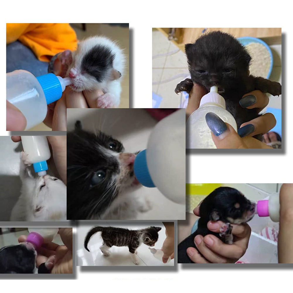 SOEAEODG pet bottle kit complete nursing solution for newborn animals