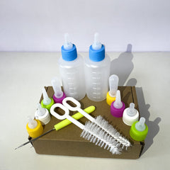 SOEAEODG pet bottle kit soft squeeze bottle for controlled intake
