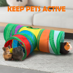 Sofier chew-toy tunnel closeup promotes safe gnawing and enrichment.