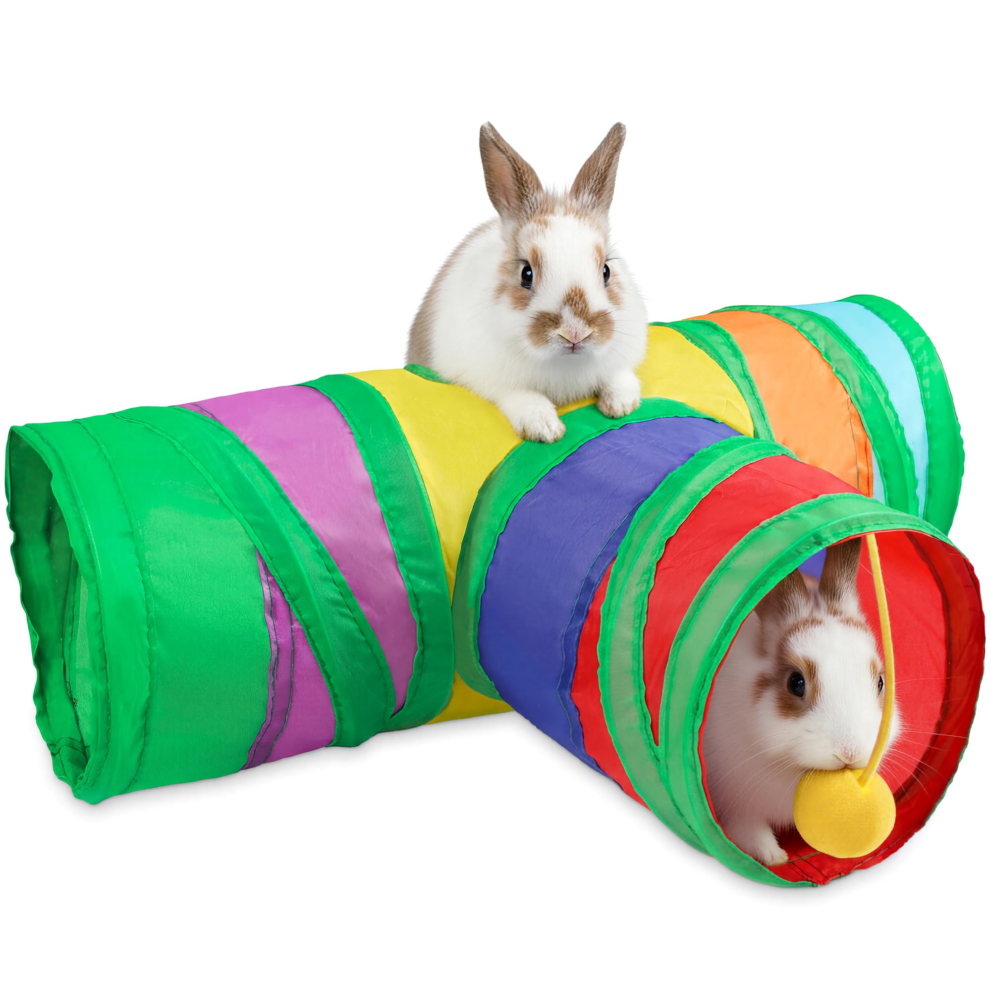 Sofier Guinea Pig Tunnel Hideout offers a cozy hideaway for enrichment.